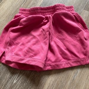 Girls Athletic Pink Basketball Shorts